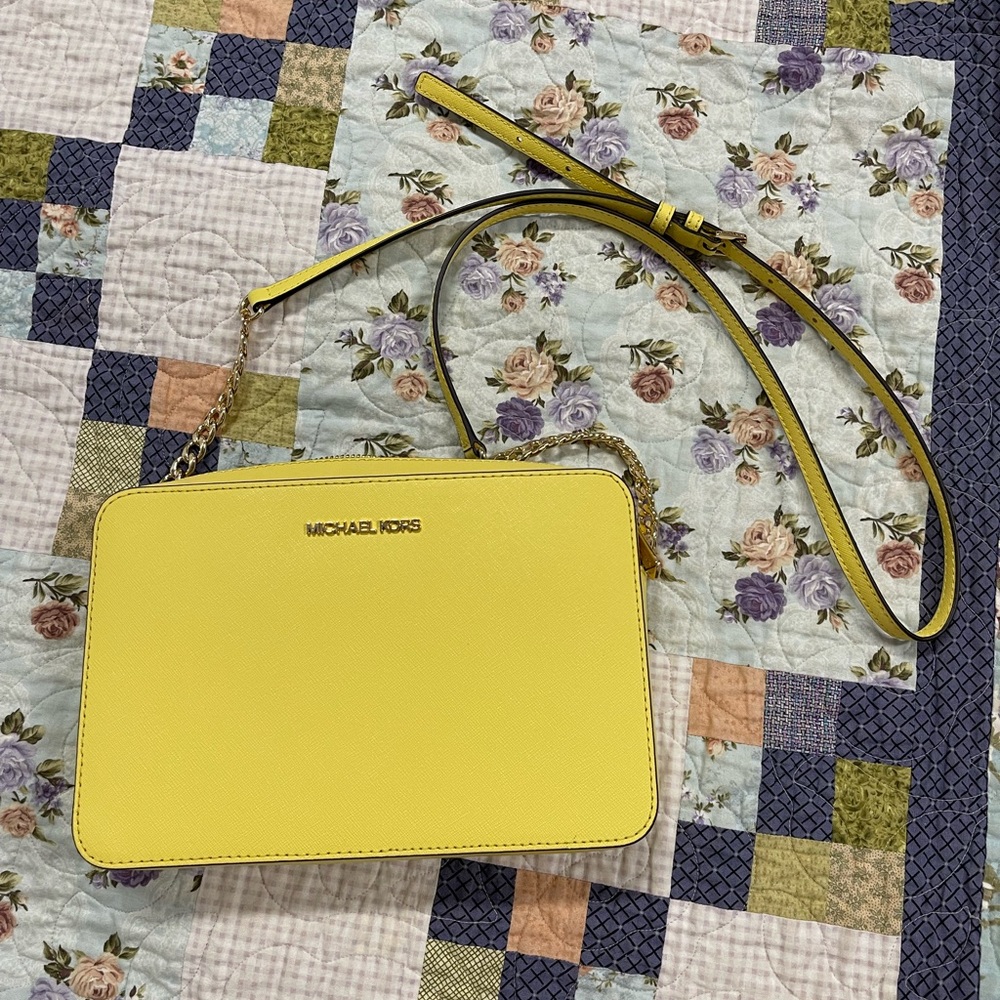 Authentic Michael Kors Yellow purse